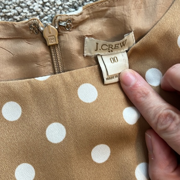 J Crew Polka Dot Dress 00 - Picture 2 of 2